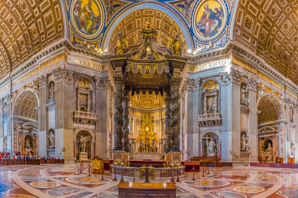 Visites à pied du Vatican